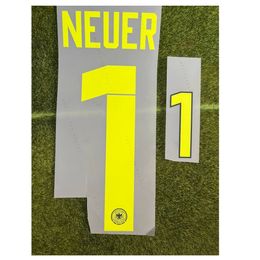 Home Textile National Team Germany Neuer Nameset Heat Transfer Iron ON Soccer Patch Badge