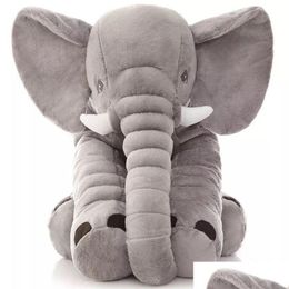 Stuffed Plush Animals Lovely Appease Elephant Soft Pillow On The Bed Cushion Sofa Slee P Toys Baby Gifts For Children 220 Drop Deliver Otugx
