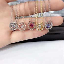 Swarovski Necklace Designer Women Original Quality Luxury Fashion Pendant Elemental Necklace Crystal Inspirational Collar Chain Jumping Heart Necklace