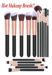 Makeup Brushes Premium Synthetic Foundation Powder Concealers Eye Shadows Makeup 16 Pcs Brush Set7066501