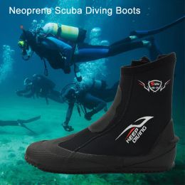 Boots 5mm Diving Boots Neoprene Scuba Diving Snorkeling Water Shoes Hightop Waterproof Nonslip Fish Hunting Shoes Keep Warm