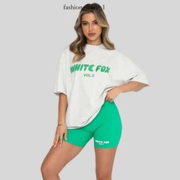 White Foxx Shirt Designer Tshirts Sweatshirt T-shirt Top Quality Cotton Casual Tees Mens Shorts Sleeve Street Slim Fit Hip Hop Streetwear Tshirts White Foxx Set 700