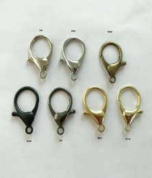 100pcs 35mmx24mm Large Heavy Good quality Antique Bronze Lobster Clasp Hooks Connector Charm FindingDIY Accessory 1097 Q25159816