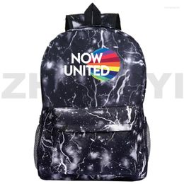 Backpack 2024 Now United Cute Women Hip Hop - Better Kids School Bag UN Team Boys Merch Canvas Bookbag