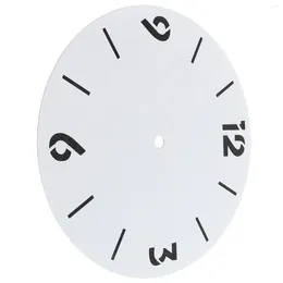 Wall Clocks Metal Process Clock Dial Face White Aluminium Clear Numerals DIY High Quality