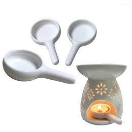 Candle Holders 1pc Ceramic Holder Wax Melt Oil Burner Diffuser Fragrance Tray Furnace Candlestick Home Decoration