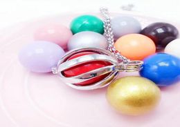 Pendant Necklaces Unique Cage Harmony Ball Musical Angel Caller Necklace With Spiral For Pregnancy Jewelry6695018