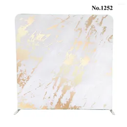 Party Supplies Custom White Gold Marble Pillowcase Backdrop For Baby Portrait Po Shoot Background Studio Pozone