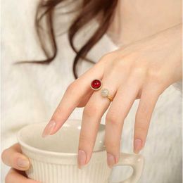 Master carefully designed rings for couples red ring female design highend and luxury silver with common cleefly