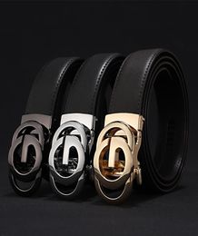 Genuine Leather Men Belt Jeans Luxury Rhinestone Metal Rotatable Belt Buckle Business Belt Male Waistband Belts8360627