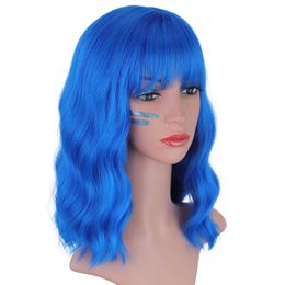 water Xuchang ripple party cos full women wigs wig high-temperature set silk