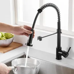 Kitchen Faucets Black Bath Shower Faucet Brass 1 Piece And