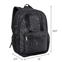 Backpack 2024 Fashion Household Goods Storage Bag Mesh Fitness Club Swimming Travel Beach Outdoor Sports Camping Ea