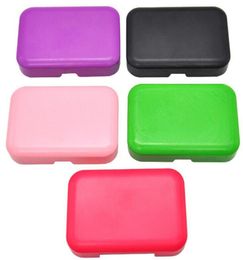 Plastic Tobacco Box case 110mm75mm Cigarette Smoking Accessories Storage with 78MM Paper Holder Tin Portable Pocket Size 5 col2781985