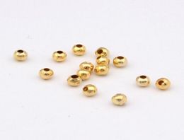 10000 piece DIY Jewellery Accessories Metal Iron Spacer Round Beads DIY Jewellery Accessory for Jewellery Making 6 Colour Select2522708