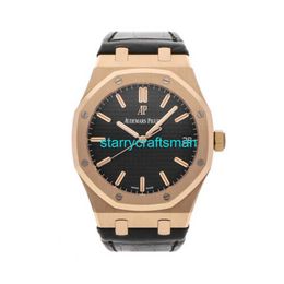 Luxury Watches APS factory Audemar Pigue Royal Oak Sign Rose Gold Mens Watch Band 15500OR OO D002CR.01 stMO