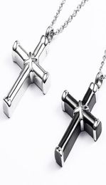 Mens Women Charm Stainless Steel Necklace Black Small Pendant Fashion Jewellery Design Chain Punk Trendy Necklaces For Men Perfume Bottle1819914