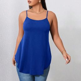 Women's Tanks Black Plus Size Camis For Woman Camisole Large Big Tank Top Female Sleeeless Blouses V Neck Solid Casual Tee Clothing