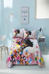 Sheets Sets Beautiful Butterflies Fairy Bed Sheet With Case Luxury Cosy Flat 3D Printed Bedspread Cover For Bedroom5898283