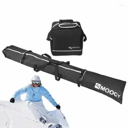 Storage Bags Snowboard And Boot Bag Large Capacity Boots Clothing Placed Skis Backpack Combo Padded Waterproof Ski Travel