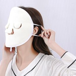 Towel Household Coral Fleece Facial Mask Beauty And Hair Face Heating Treatment Hanging Ears