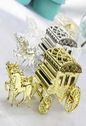 Cheapest 10pcslot Carriage Wedding Favour Boxes Candy Box Royal Gifts Event Party Supplie1726234