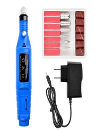 Professional Electric Machine Nail Drill Bits Manicure Set Cuticle Cutter Nail File Pedicure Electric Milling Grinder Nail Tools7797603