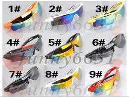 summer newest style Only SUN glasses 9 Colours sunglasses men Bicycle Glass NICE sports sunglasses Dazzle colour glasses A 7764188