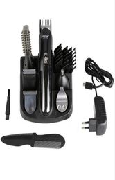 Kemei 100-240V kemei 5 in 1 electric shaver titanium clipper beard razor men styling tools shaving machine for barb2335790