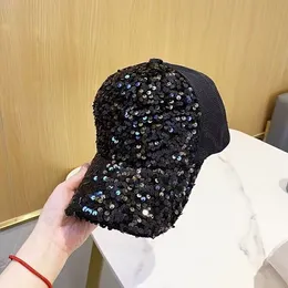 Fashionable hats beautiful ball hats sequined women's hats versatile hats