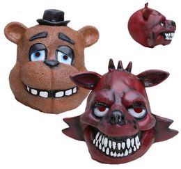 Five Nights At Freddy039s mask FNAF foxy chica Freddy Fazbear Bear mask gift for kids halloween party decorations Supplie Y20018371435