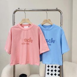 CO1868CH designer t shirt woman short sleev pink t-shirt blue women tshirt top tee womens clothes