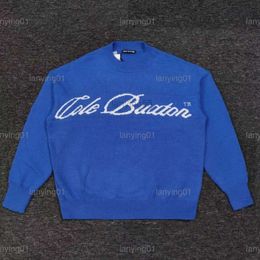 Designer Cole Buxton Mens Jacquard Sanded Sweater Men Casual Set Hoodies Loose Cb Y2k Sweatshirts8T18 40MR6