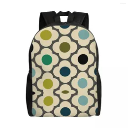 Backpack Orla Kiely Flowers Abstract For Women Men Waterproof School College Geometric Bag Printing Bookbags