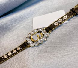 Mens Designer Clover Bracelets Women Leather Bracelet Luxury Classic Jewelry Casual Gold Bracelets Fashion Womens Pendant Gift 2208769868