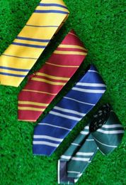 School tie gryffindor Slytherin Ravenclaw Hufflepuff ties necktie Neckwear for men women movie fshion tie-P1172530