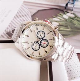 Luxury Designer Men Watches 43mm Mens Automatic Watch Stainless Steel All Small Dial Work2664954