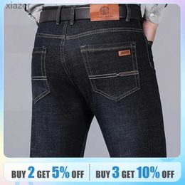 Mäns jeans nya herrklassiska jeans jean homme pantnes hombre mens ergonomiska mjuk svart cykel maskulino denimrock mens byxor storlek 32-38wx