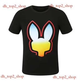 psychological bunny Summer Casual T Shirt Mens Womens Skeleton Rabbit 2024 New Design Multi Style Men Shirt Fashion Designer Tshirt bad bunny psyco bunny 9864