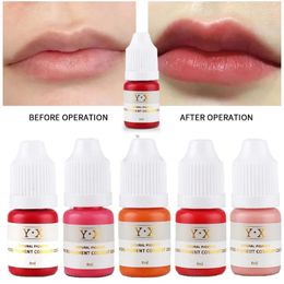 Tattoo Inks PMU Lip Blush Permanent Makeup Pigment 8ml For Semi Eyebrow Eyeliner Lips Beauty Microblading