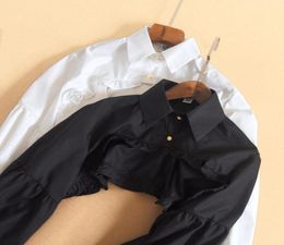 Scarves Allmatch Fake Collar Classic Temperament Women Cotton Longsleeved Shirt White Black Sweater Decorative3443675