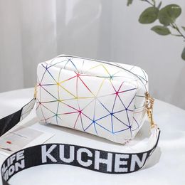 Shoulder Bags Bag Women 2024 Women's Fashion Trend Rhombus Messenger Casual Simple Small Square