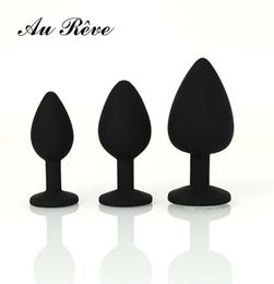 3pcslot Anal Toys Kit Set Silicone Butt Plug Anal Dildo Beads Sex Toys for Couples Women Men Gay Ass Vagina Prostate Massager Y185061539