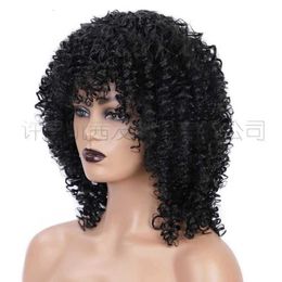 Ace Xuchang female head kinky curly set chemical cover fiber wig