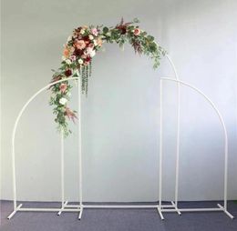 Party Decoration 3pcs Wedding Arch Set Background Flower Stand Birthday Outdoor Balloon Irregular Shape4312038