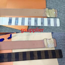 Men Plaid Belt Designer Belt Gift for Boy Friend Dad Men Belts Full Package6250749