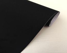 Wallpapers Black Pvc Selfadhesive Flannel Suede Po Frame Exhibition Adhesive Velvet Decorative Furniture Renovation Paper6488734