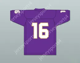 CUSTOM ANY Name Number Mens Youth/KidsTrevor Lawrence 16 Cartersville High School Hurricanes Purple Football Jersey 3 Top Stitched S-6XL