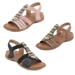 2024 Slippers sandal slide women shoes indoors outdoors pink black blue beach strap sandals summer sports lace