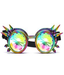 2018 Kaleidoscope Colourful Glasses Rave Festival Party EDM Sunglasses Diffracted Lens spectacles gafas de sol mujer okulary B204926398